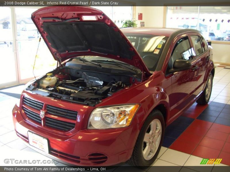 Inferno Red Crystal Pearl / Dark Slate Gray 2008 Dodge Caliber SE