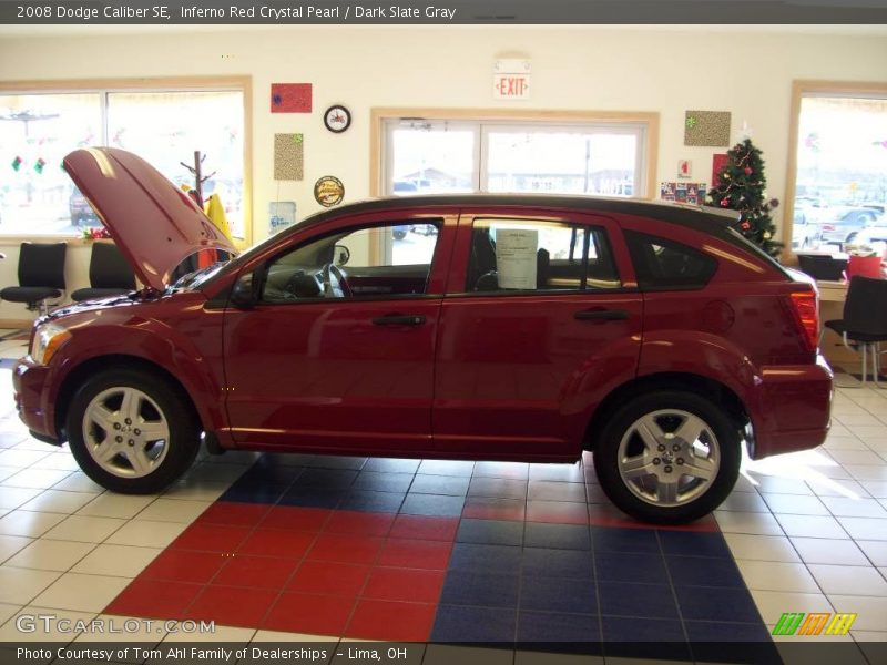 Inferno Red Crystal Pearl / Dark Slate Gray 2008 Dodge Caliber SE