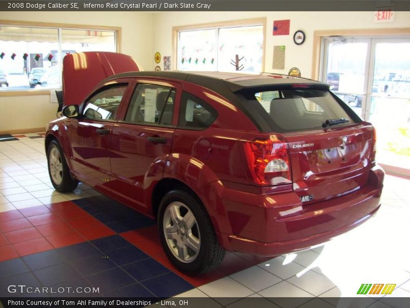 Inferno Red Crystal Pearl / Dark Slate Gray 2008 Dodge Caliber SE