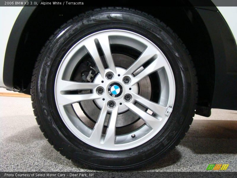 Alpine White / Terracotta 2006 BMW X3 3.0i