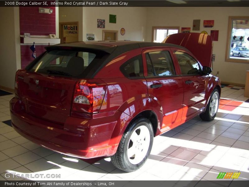 Inferno Red Crystal Pearl / Dark Slate Gray 2008 Dodge Caliber SE