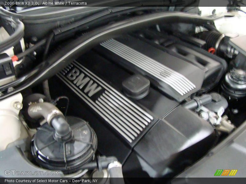 Alpine White / Terracotta 2006 BMW X3 3.0i