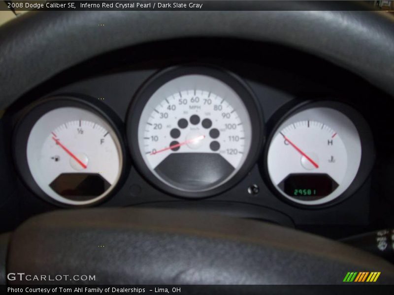 Inferno Red Crystal Pearl / Dark Slate Gray 2008 Dodge Caliber SE