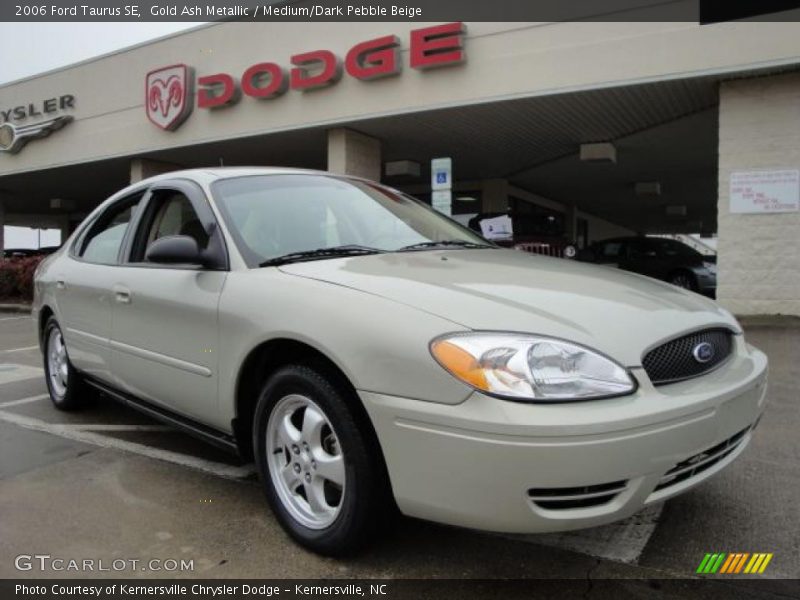 Gold Ash Metallic / Medium/Dark Pebble Beige 2006 Ford Taurus SE