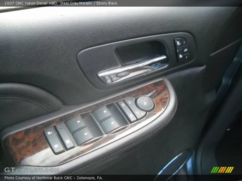 Steel Gray Metallic / Ebony Black 2007 GMC Yukon Denali AWD