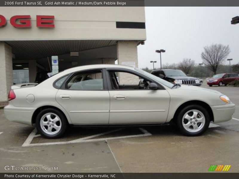 Gold Ash Metallic / Medium/Dark Pebble Beige 2006 Ford Taurus SE