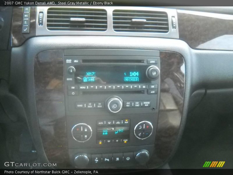 Steel Gray Metallic / Ebony Black 2007 GMC Yukon Denali AWD
