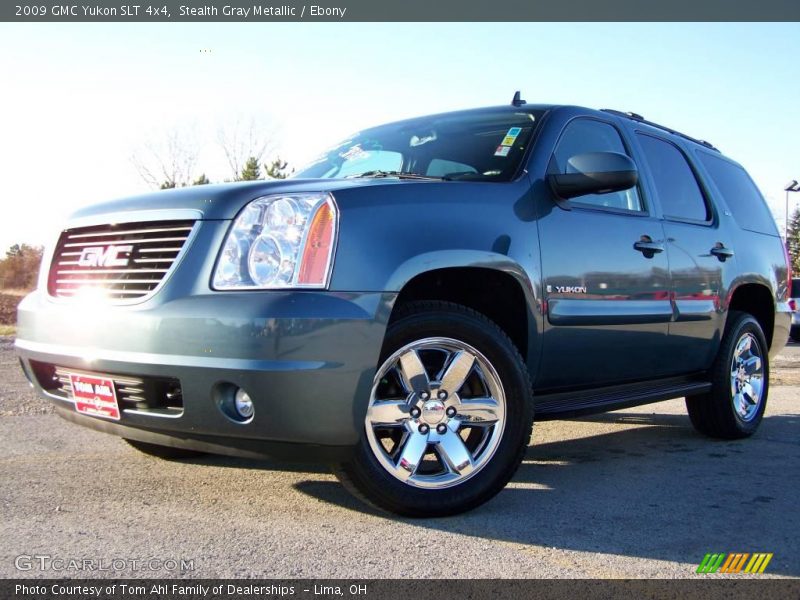 Stealth Gray Metallic / Ebony 2009 GMC Yukon SLT 4x4