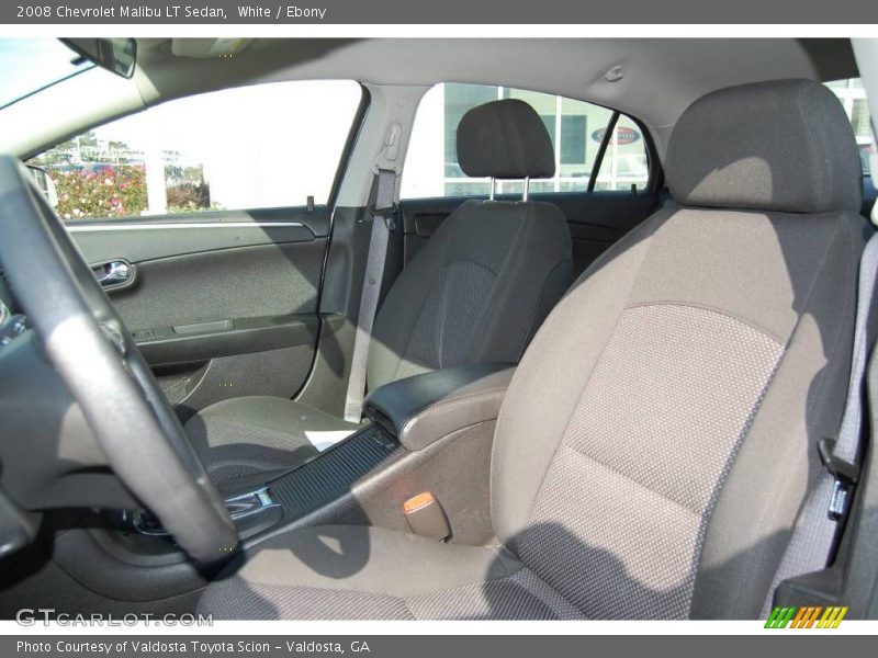 White / Ebony 2008 Chevrolet Malibu LT Sedan