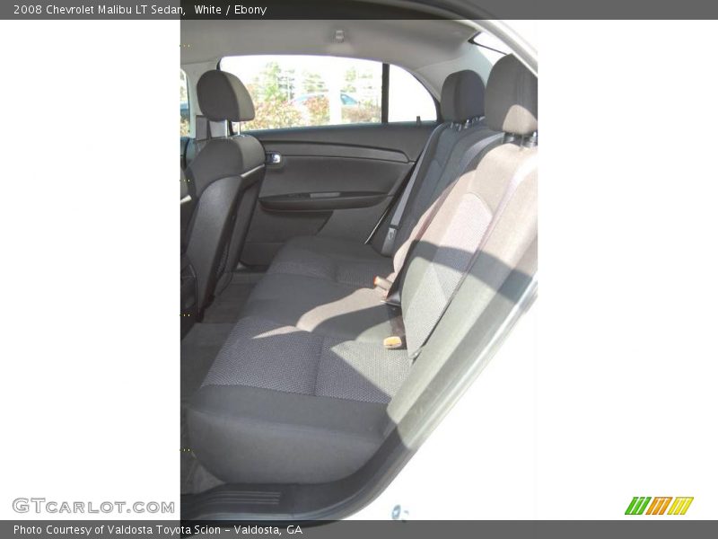 White / Ebony 2008 Chevrolet Malibu LT Sedan