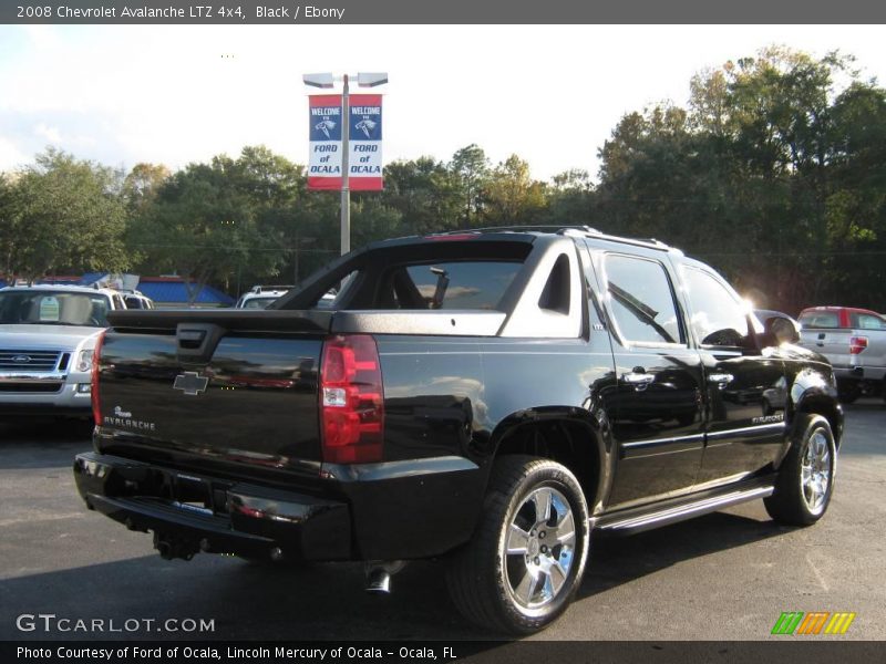 Black / Ebony 2008 Chevrolet Avalanche LTZ 4x4