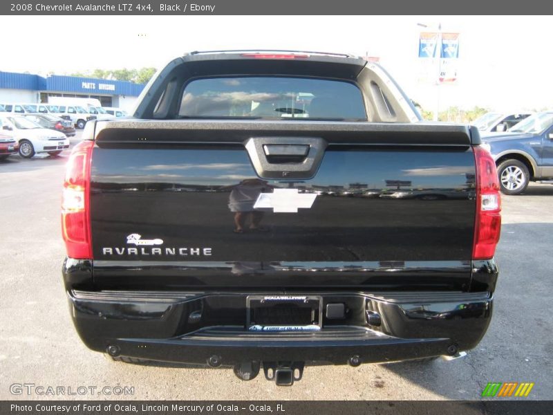 Black / Ebony 2008 Chevrolet Avalanche LTZ 4x4