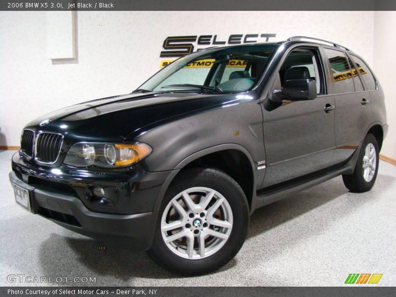 Jet Black / Black 2006 BMW X5 3.0i