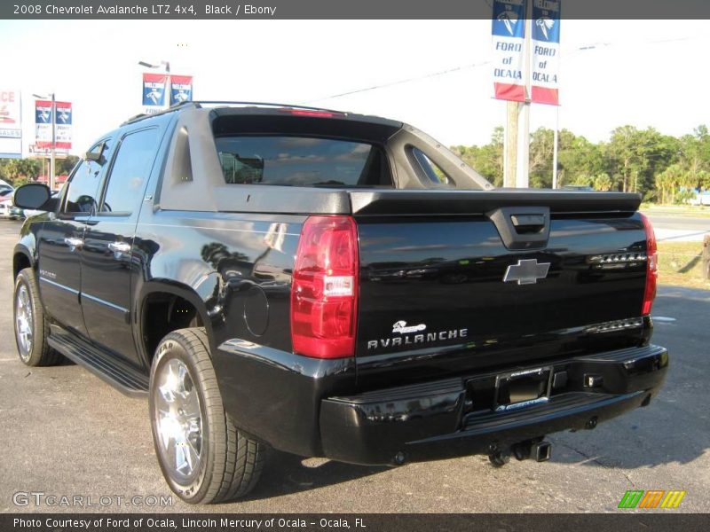 Black / Ebony 2008 Chevrolet Avalanche LTZ 4x4