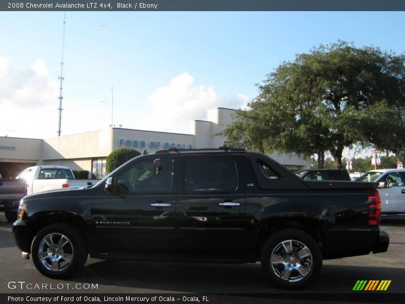 Black / Ebony 2008 Chevrolet Avalanche LTZ 4x4