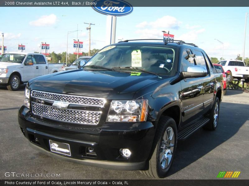 Black / Ebony 2008 Chevrolet Avalanche LTZ 4x4