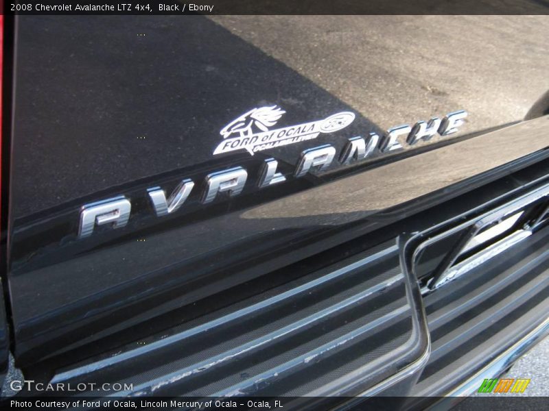 Black / Ebony 2008 Chevrolet Avalanche LTZ 4x4