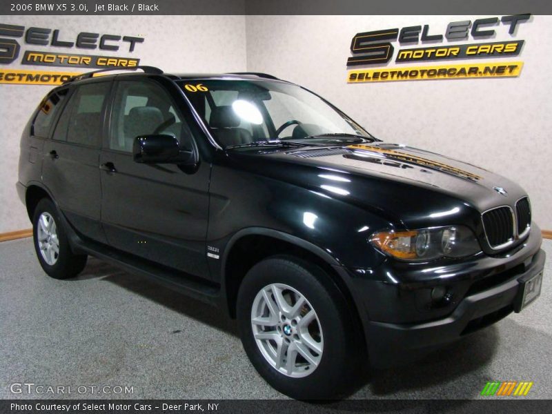 Jet Black / Black 2006 BMW X5 3.0i