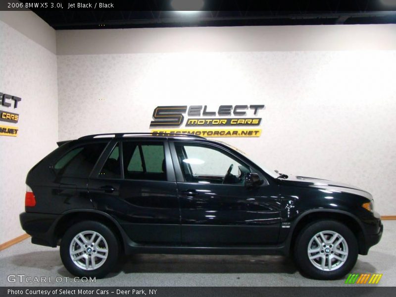 Jet Black / Black 2006 BMW X5 3.0i