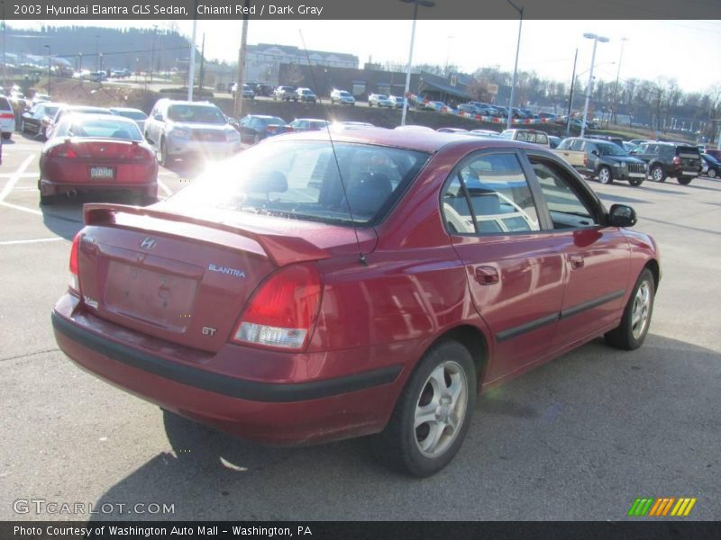 Chianti Red / Dark Gray 2003 Hyundai Elantra GLS Sedan