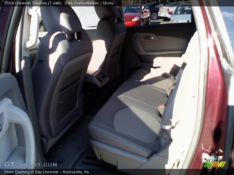 Dark Cherry Metallic / Ebony 2009 Chevrolet Traverse LT AWD
