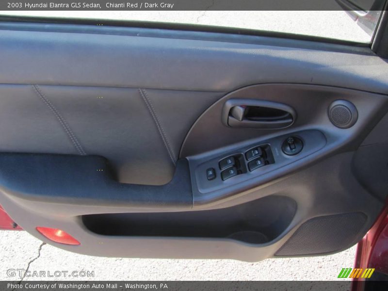 Chianti Red / Dark Gray 2003 Hyundai Elantra GLS Sedan