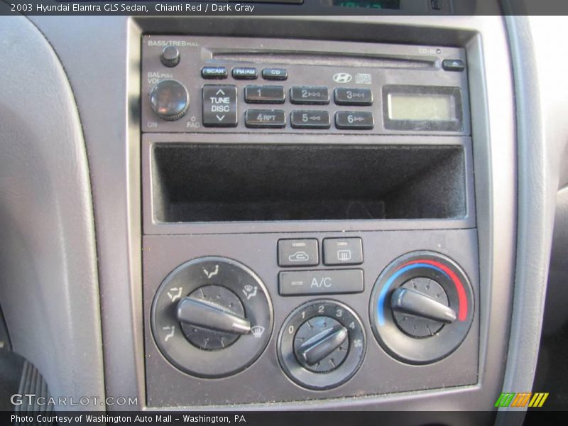 Chianti Red / Dark Gray 2003 Hyundai Elantra GLS Sedan