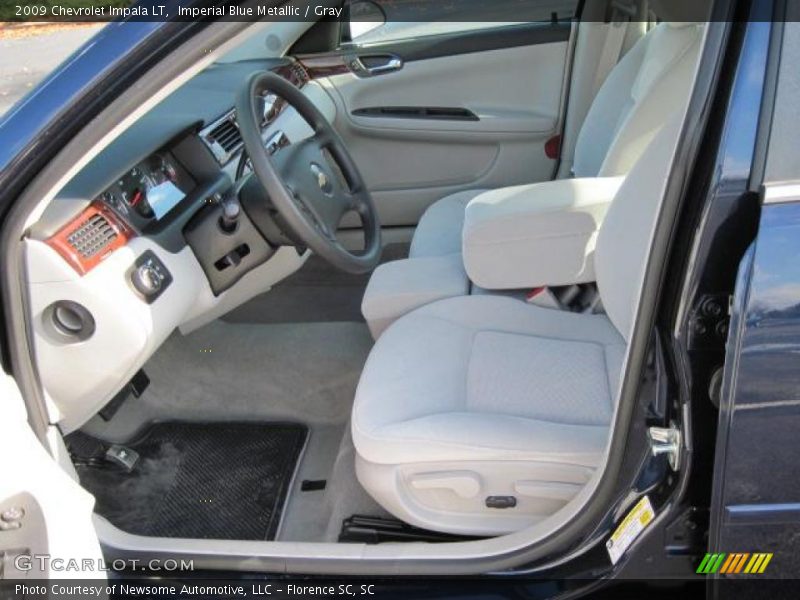 Imperial Blue Metallic / Gray 2009 Chevrolet Impala LT