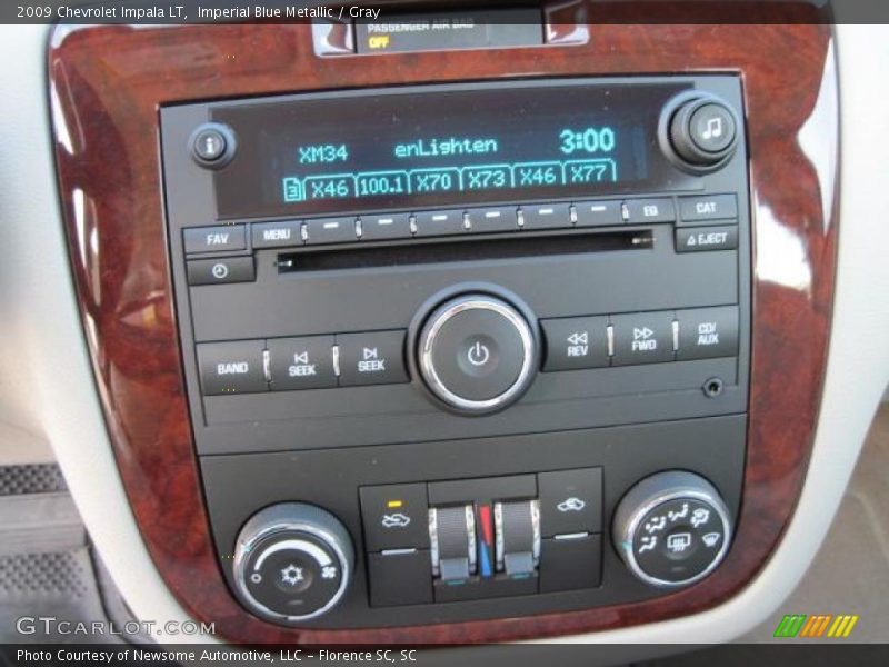 Imperial Blue Metallic / Gray 2009 Chevrolet Impala LT