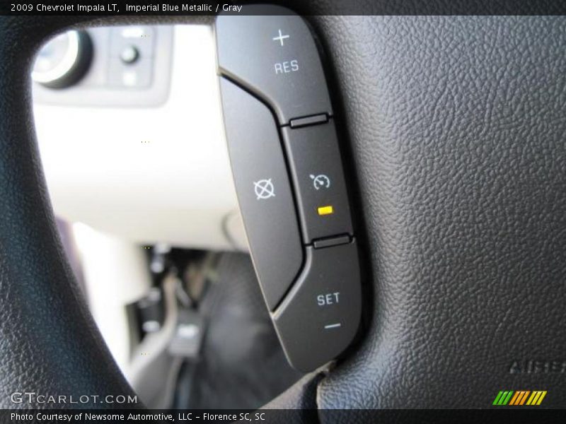 Imperial Blue Metallic / Gray 2009 Chevrolet Impala LT
