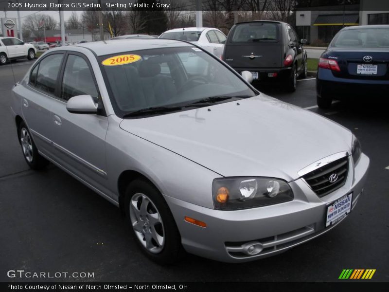 Sterling Metallic / Gray 2005 Hyundai Elantra GLS Sedan