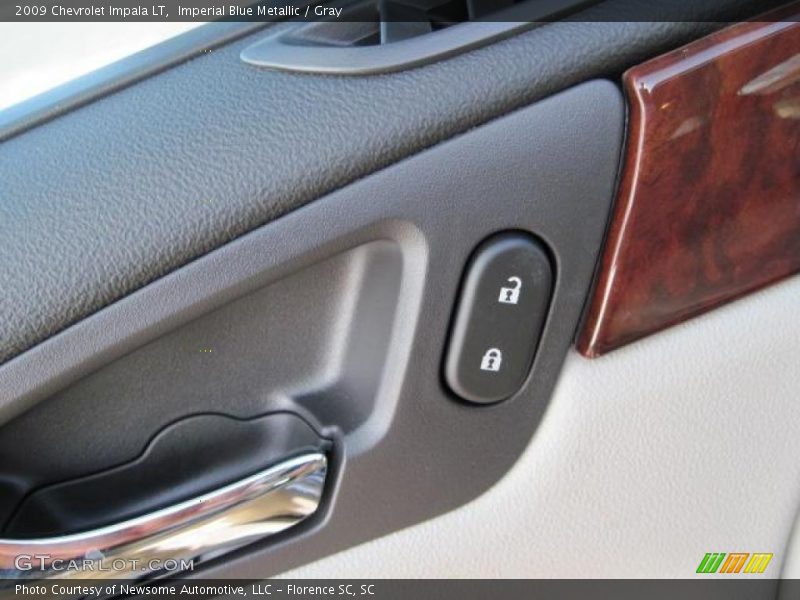 Imperial Blue Metallic / Gray 2009 Chevrolet Impala LT