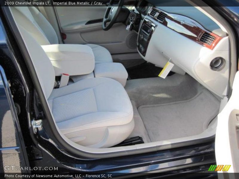 Imperial Blue Metallic / Gray 2009 Chevrolet Impala LT