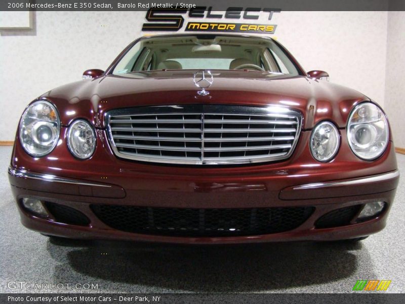 Barolo Red Metallic / Stone 2006 Mercedes-Benz E 350 Sedan