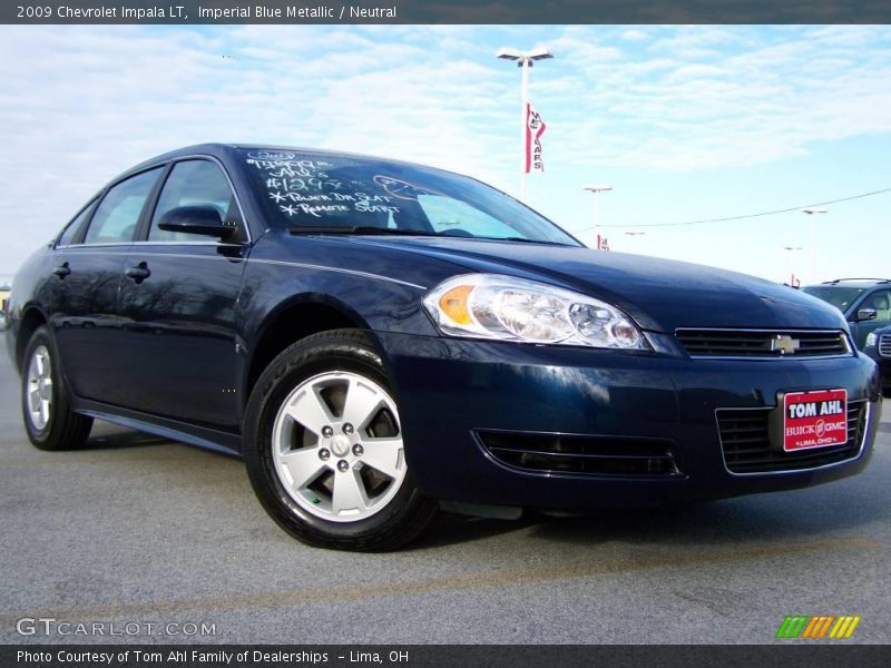 Imperial Blue Metallic / Neutral 2009 Chevrolet Impala LT