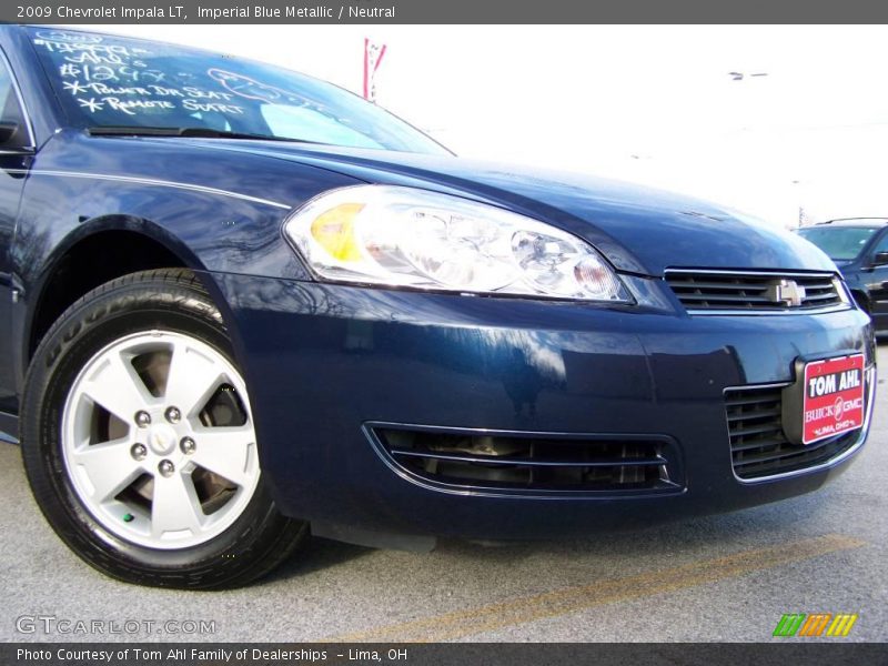 Imperial Blue Metallic / Neutral 2009 Chevrolet Impala LT