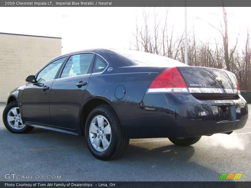 Imperial Blue Metallic / Neutral 2009 Chevrolet Impala LT