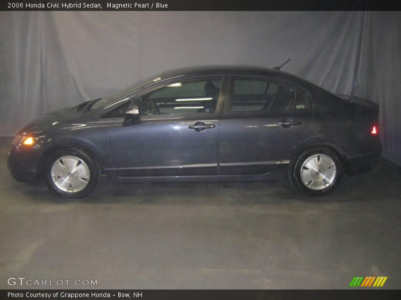 Magnetic Pearl / Blue 2006 Honda Civic Hybrid Sedan