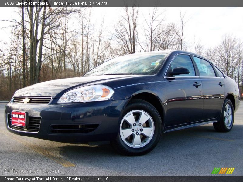 Imperial Blue Metallic / Neutral 2009 Chevrolet Impala LT