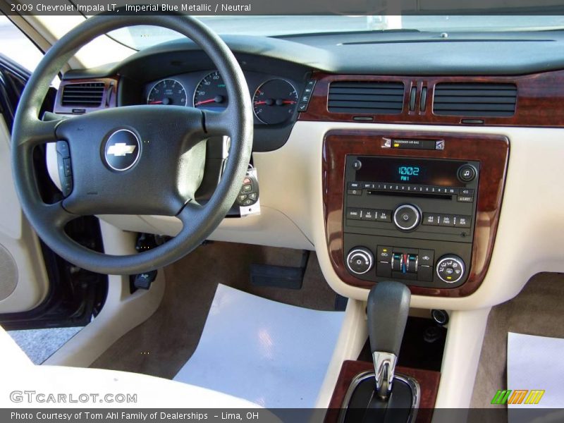 Imperial Blue Metallic / Neutral 2009 Chevrolet Impala LT