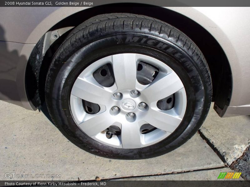 Golden Beige / Beige 2008 Hyundai Sonata GLS