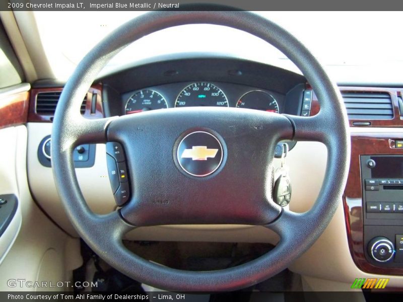 Imperial Blue Metallic / Neutral 2009 Chevrolet Impala LT