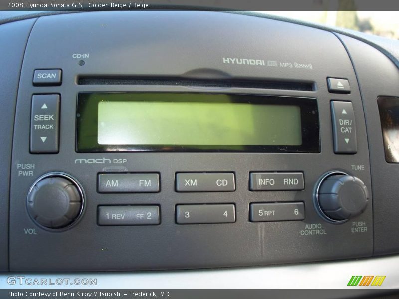 Golden Beige / Beige 2008 Hyundai Sonata GLS