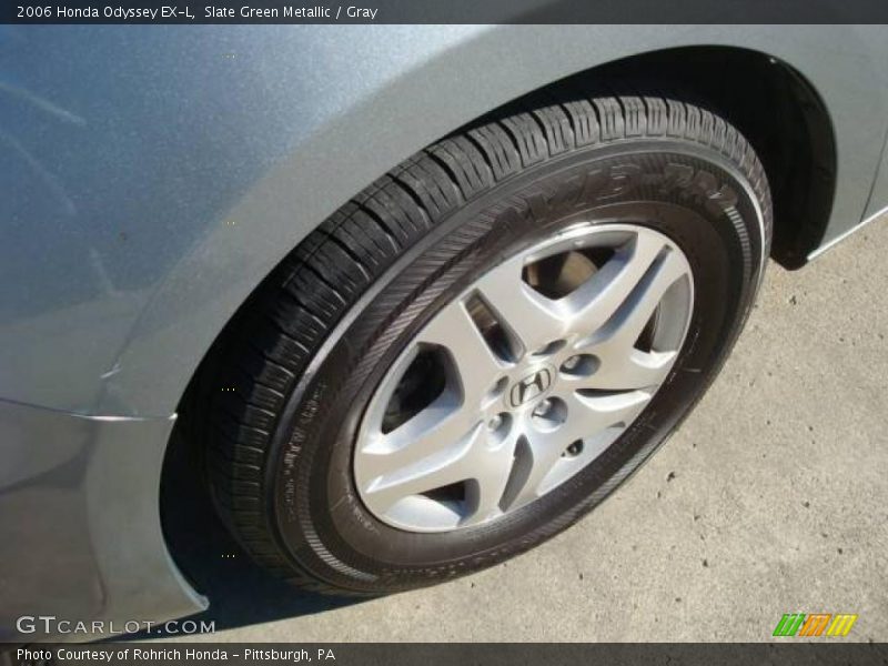 Slate Green Metallic / Gray 2006 Honda Odyssey EX-L