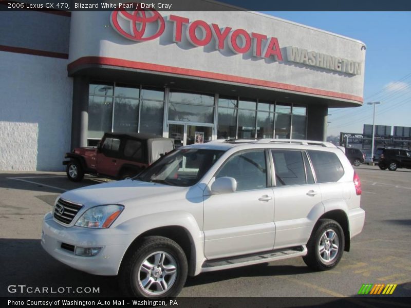 Blizzard White Pearl / Dark Gray 2006 Lexus GX 470