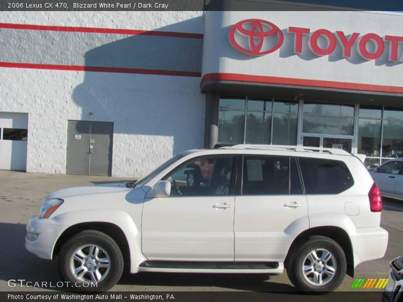 Blizzard White Pearl / Dark Gray 2006 Lexus GX 470