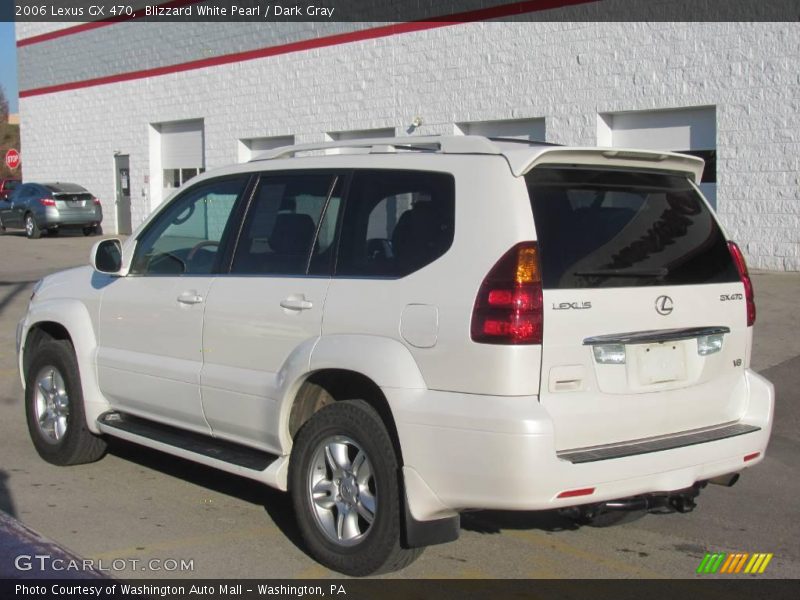 Blizzard White Pearl / Dark Gray 2006 Lexus GX 470