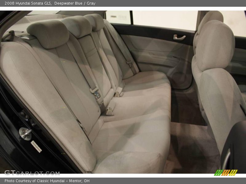 Deepwater Blue / Gray 2008 Hyundai Sonata GLS