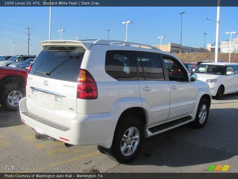 Blizzard White Pearl / Dark Gray 2006 Lexus GX 470