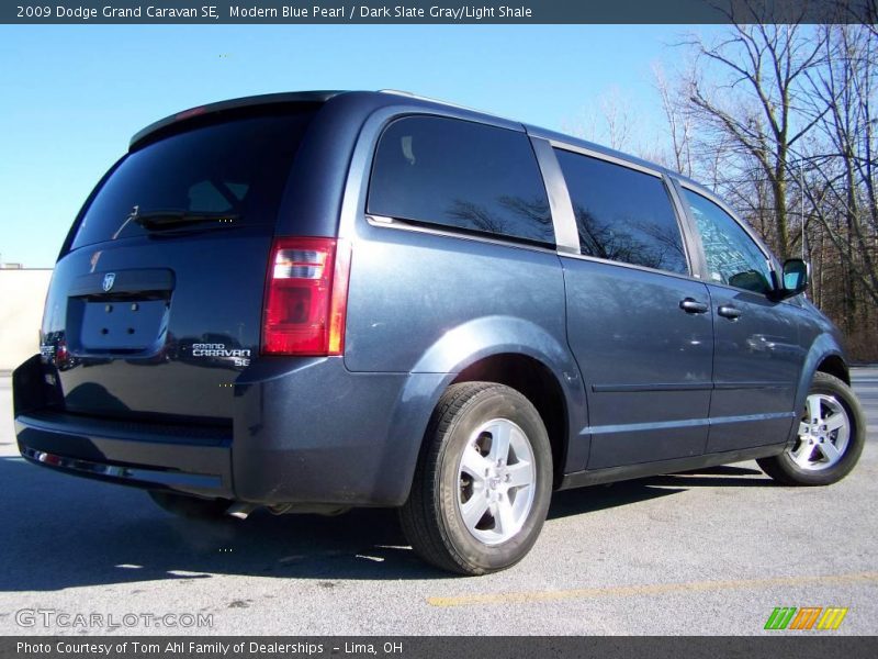 Modern Blue Pearl / Dark Slate Gray/Light Shale 2009 Dodge Grand Caravan SE